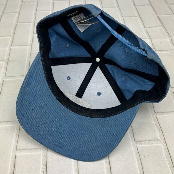 RVCA Hat Navigate Light Blue Mens Baseball Cap Domestic Snapback Logo - Picture 7 of 10